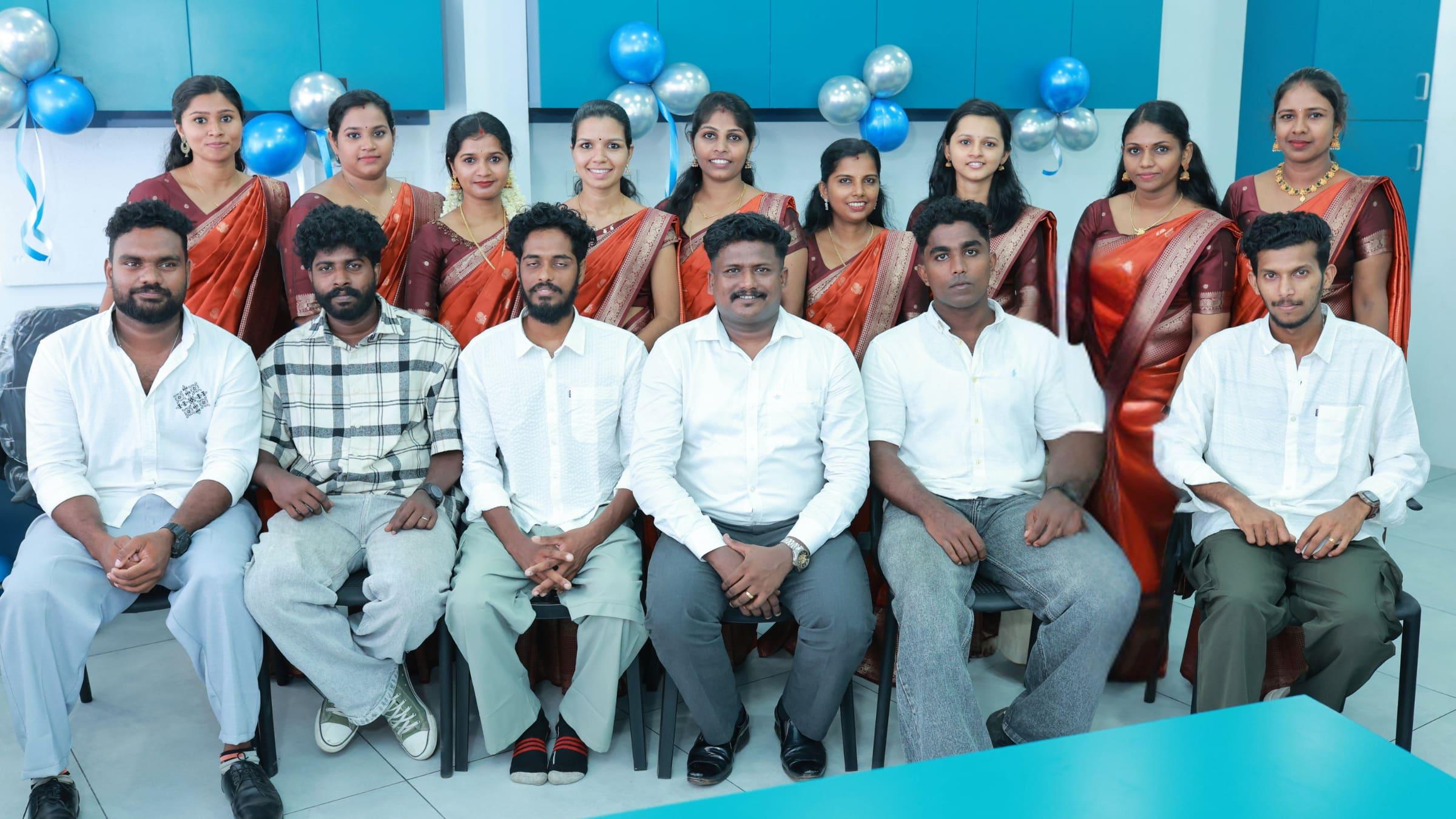 The SEDNA team at the office in Muttom, Cherthala